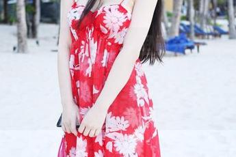 MyGirl美媛馆 – 图片里黄乐然的双马尾在阳光下摇曳，感觉整个世界都跟着她一起“舞动”。