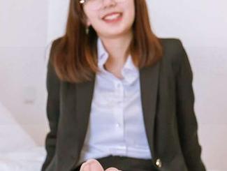 袜啵啵 – 小甜豆婚纱套图，完美诠释了‘幸福是可以穿的’！